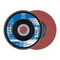 Pferd 5" x 7/8" A.H. POLIFAN Flap Disc - A-COOL SG INOX+ALU, Aluminum oxide, 60 Grit, Flat 62366 - alternate 1
